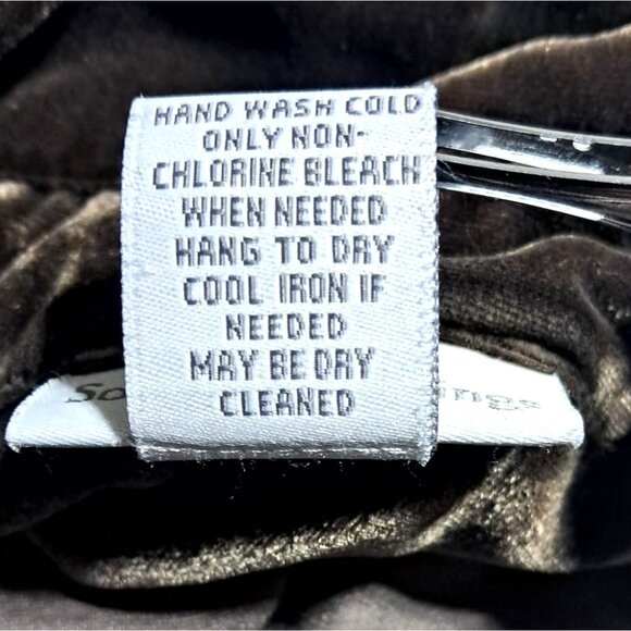 Soft Surroundings Velvet Top Womens Size L Boho Ruffled Tunic - Picture 11 of 14